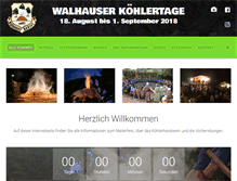 Tablet Screenshot of koehlertage.de